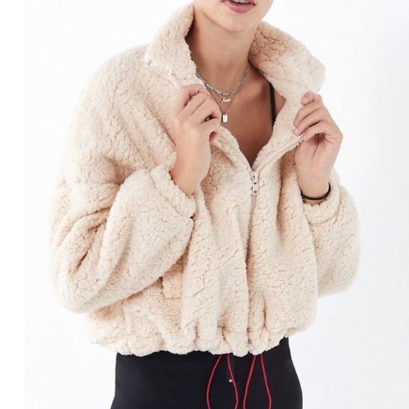 fuzzy teddy jacket